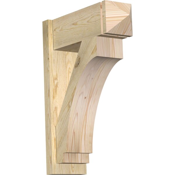 Ekena Millwork Imperial Rough Sawn Arts and Crafts Outlooker, Douglas Fir, 8"W x 22"D x 30"H OUT08X22X30IMP03RDF - main
